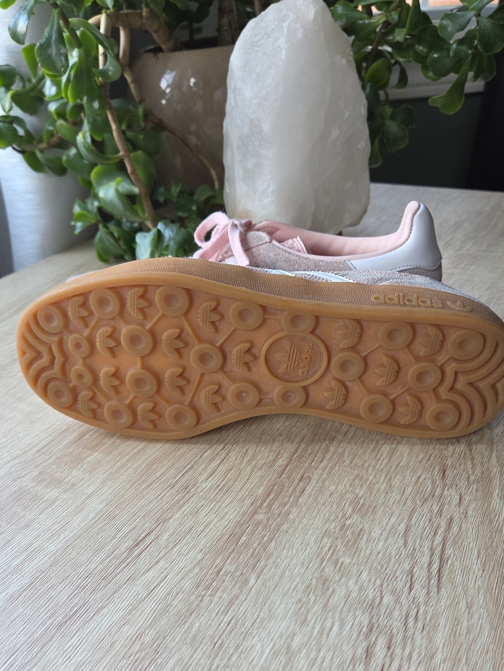 adidas Gazelle Women’s Pink Suede Sneakers - Picture 10 of 11